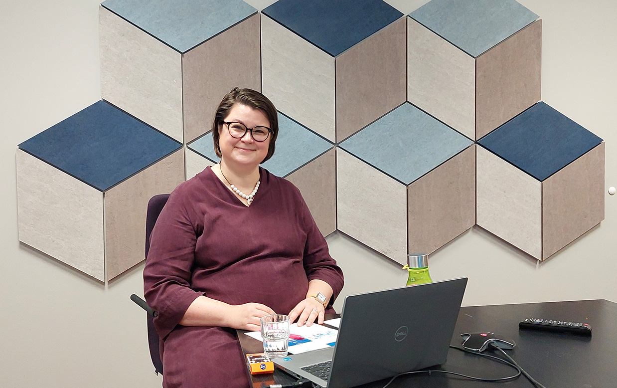 Työterveyslaitoksen psykologi Liisa Puskala.