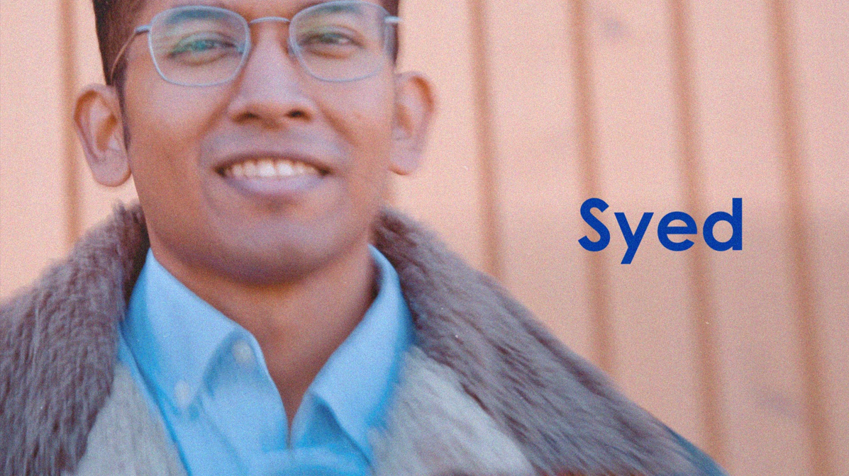 Photograph of Syed.