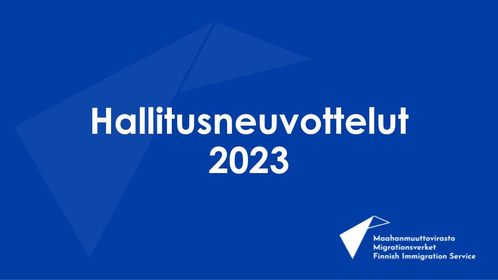 Hallitusneuvottelut 2023